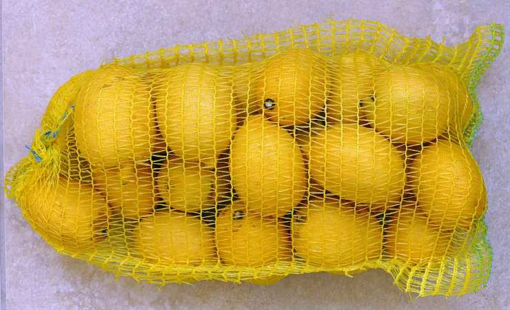 Come riciclare la retina dei limoni