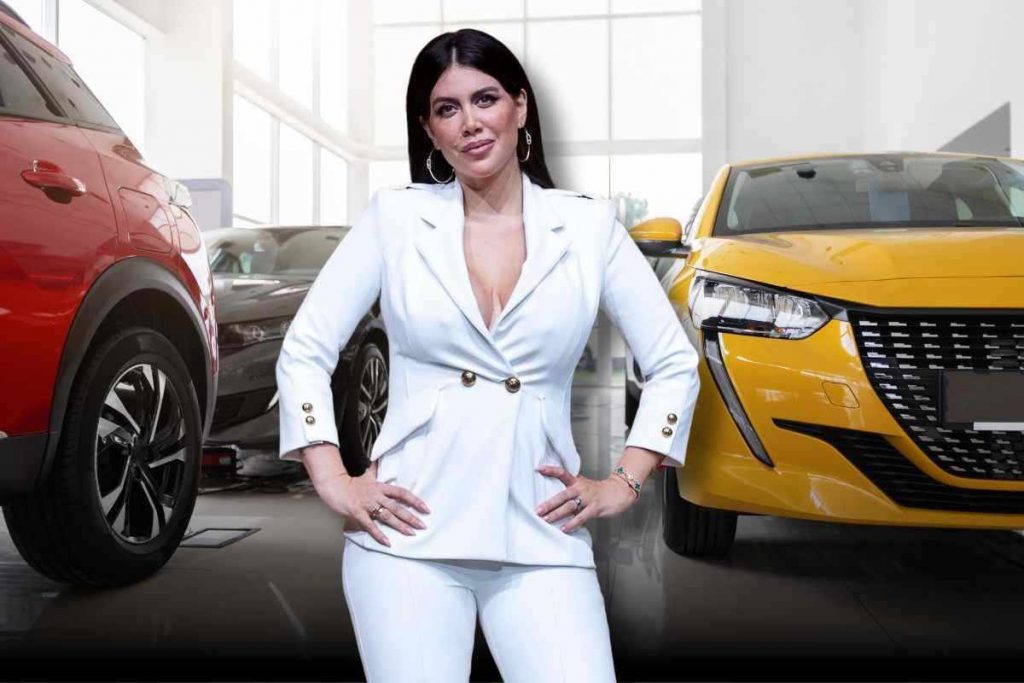 Wanda Nara auto