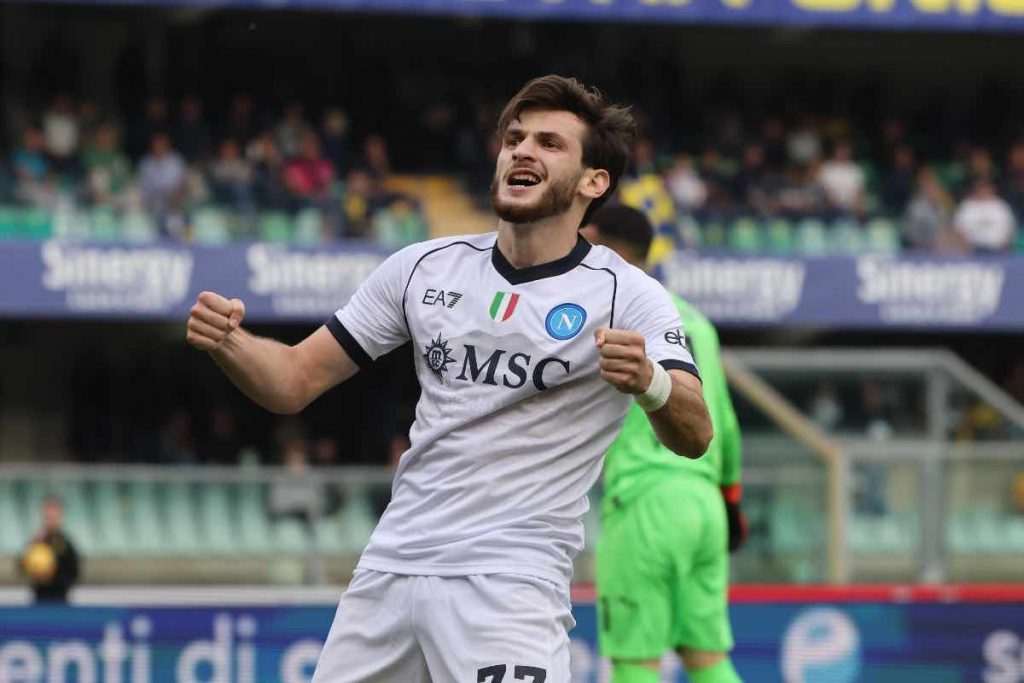 Napoli, tre top club seguono Kvaratskhelia