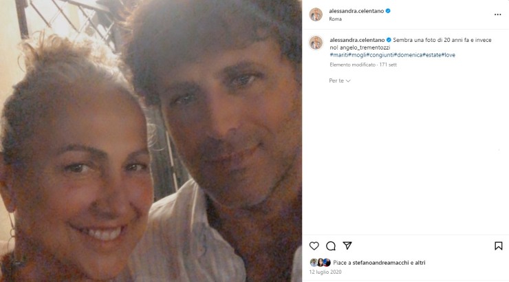 Alessandra Celentano grande amore della vita