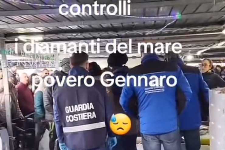 Controlli pescheria TikTok napoletana Nas