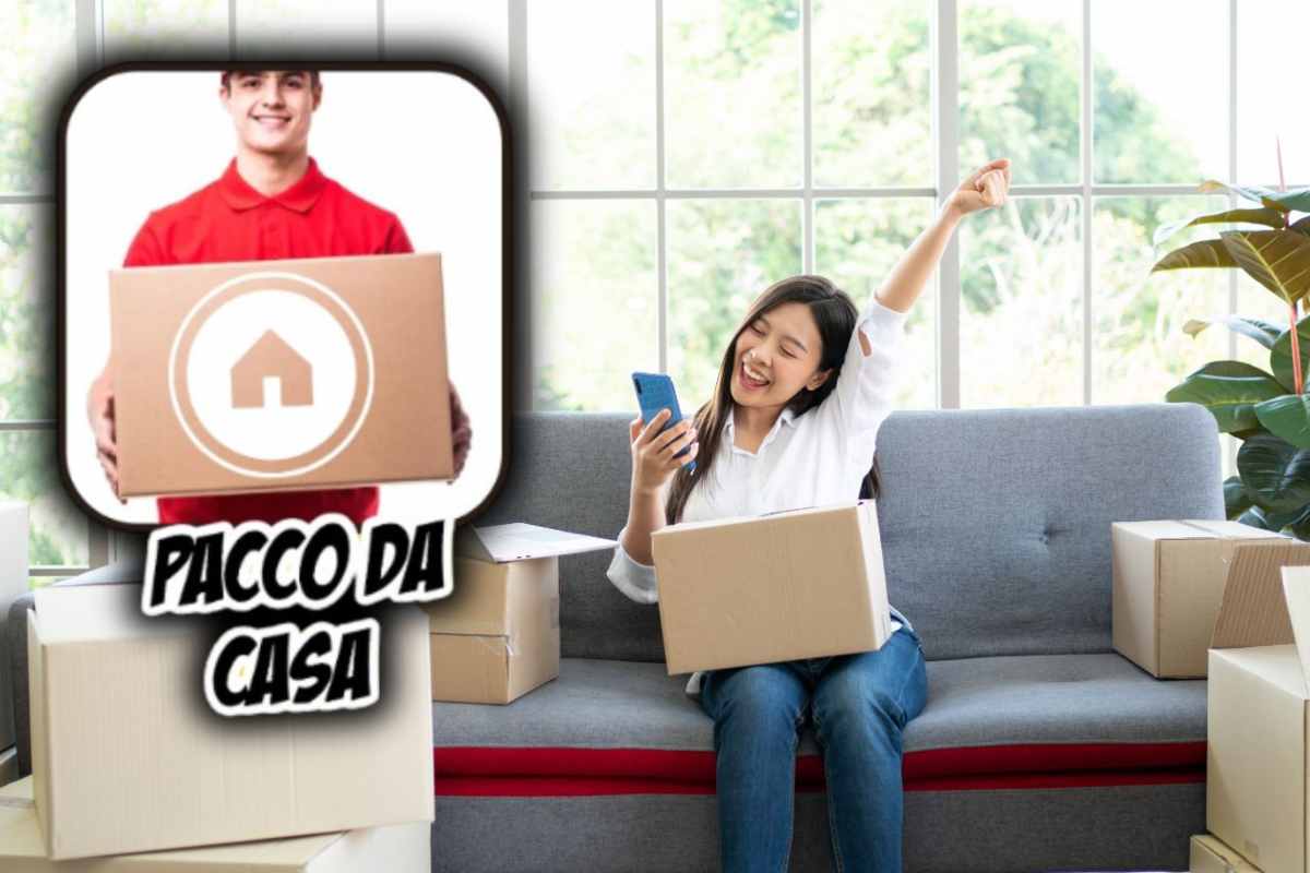 Servizio online per spedire pacchi da casa