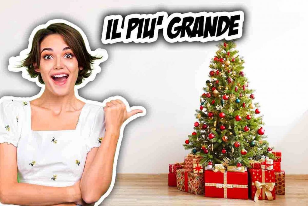 albero di natale più grande in Italia