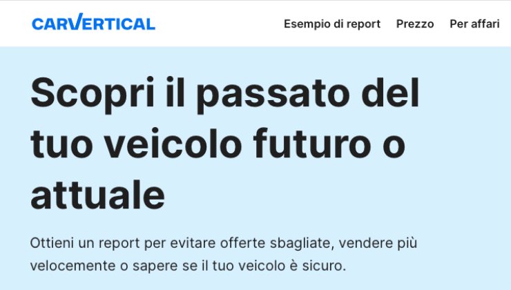 CarVertical è il vostro alleato perfetto per l'acquisto di un'auto usata