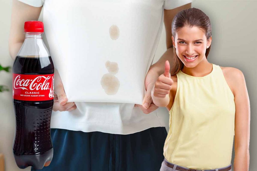 coca cola per togliere macchie dai vestiti