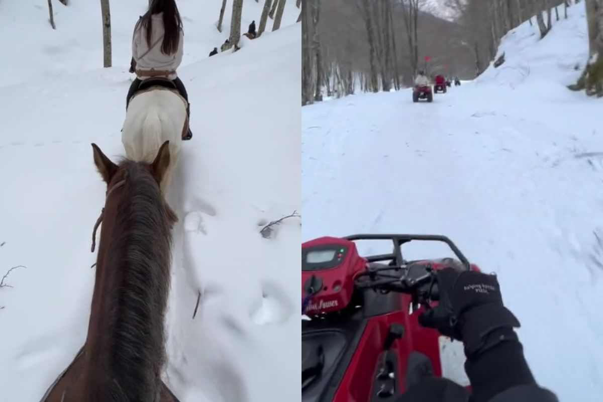 giro a cavallo escursione quad sul lago di laceno 