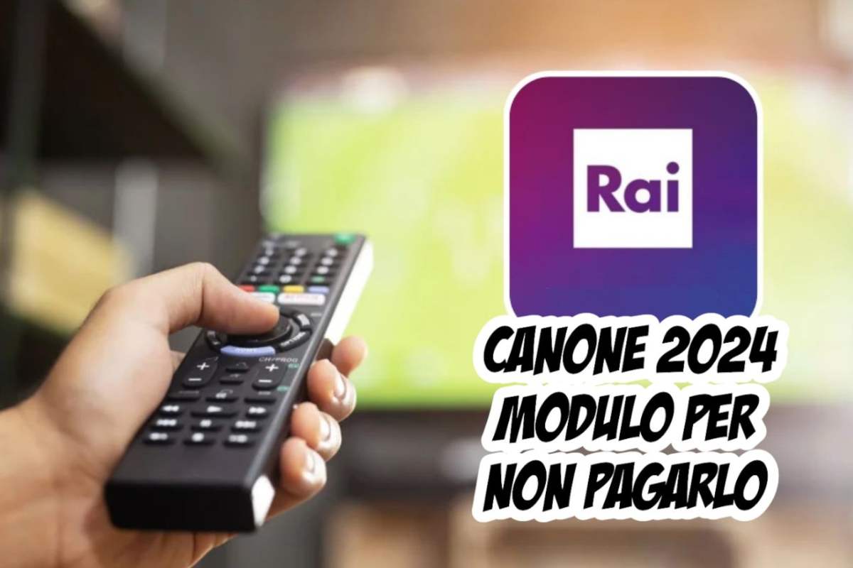 Canone Rai 2024 modulo e scadenza per l'esenzione