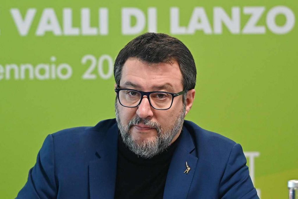 Salvini visita Rummo polemica