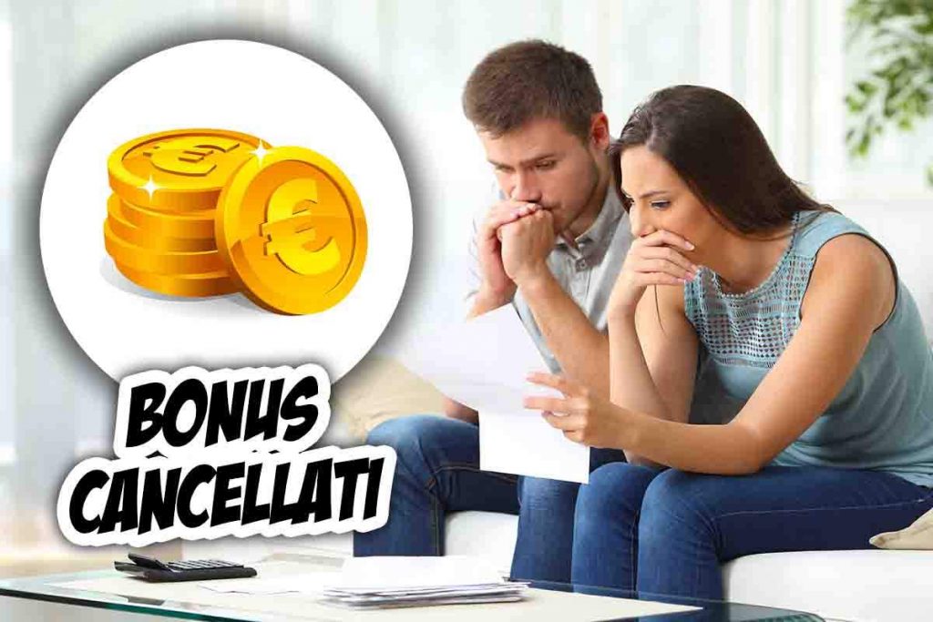 Tutti i bonus che sono stati cancellati