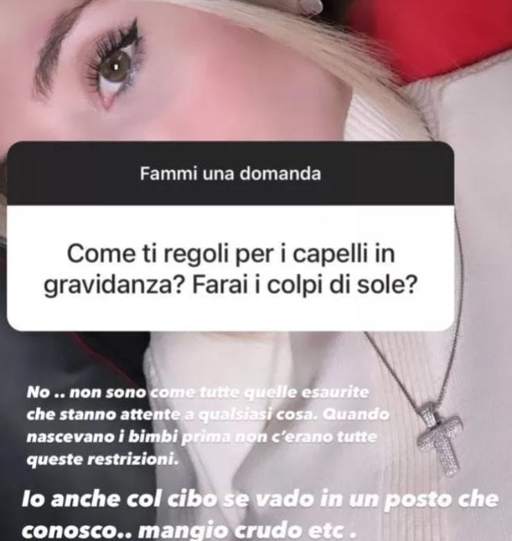 Chiara Nasti cosa fa durante la gravidanza