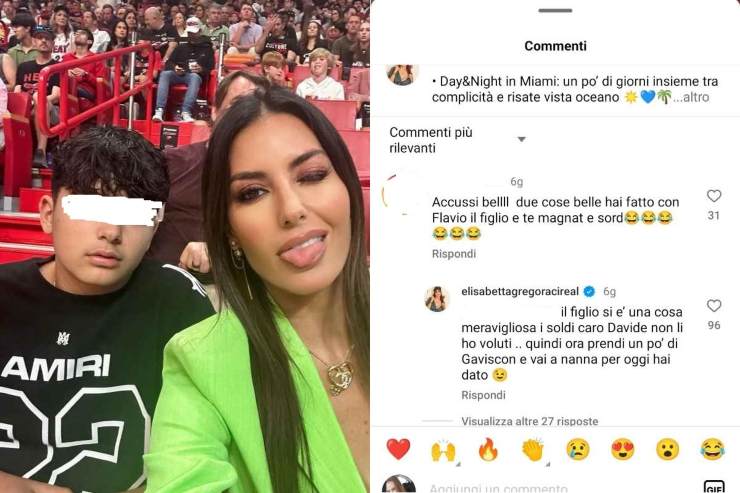 Elisabetta Gregoraci, risposta alle critiche in vacanza