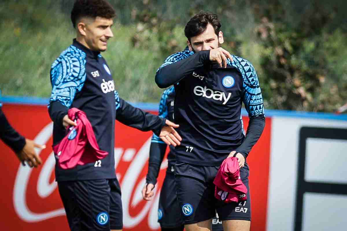 Allenamento Napoli