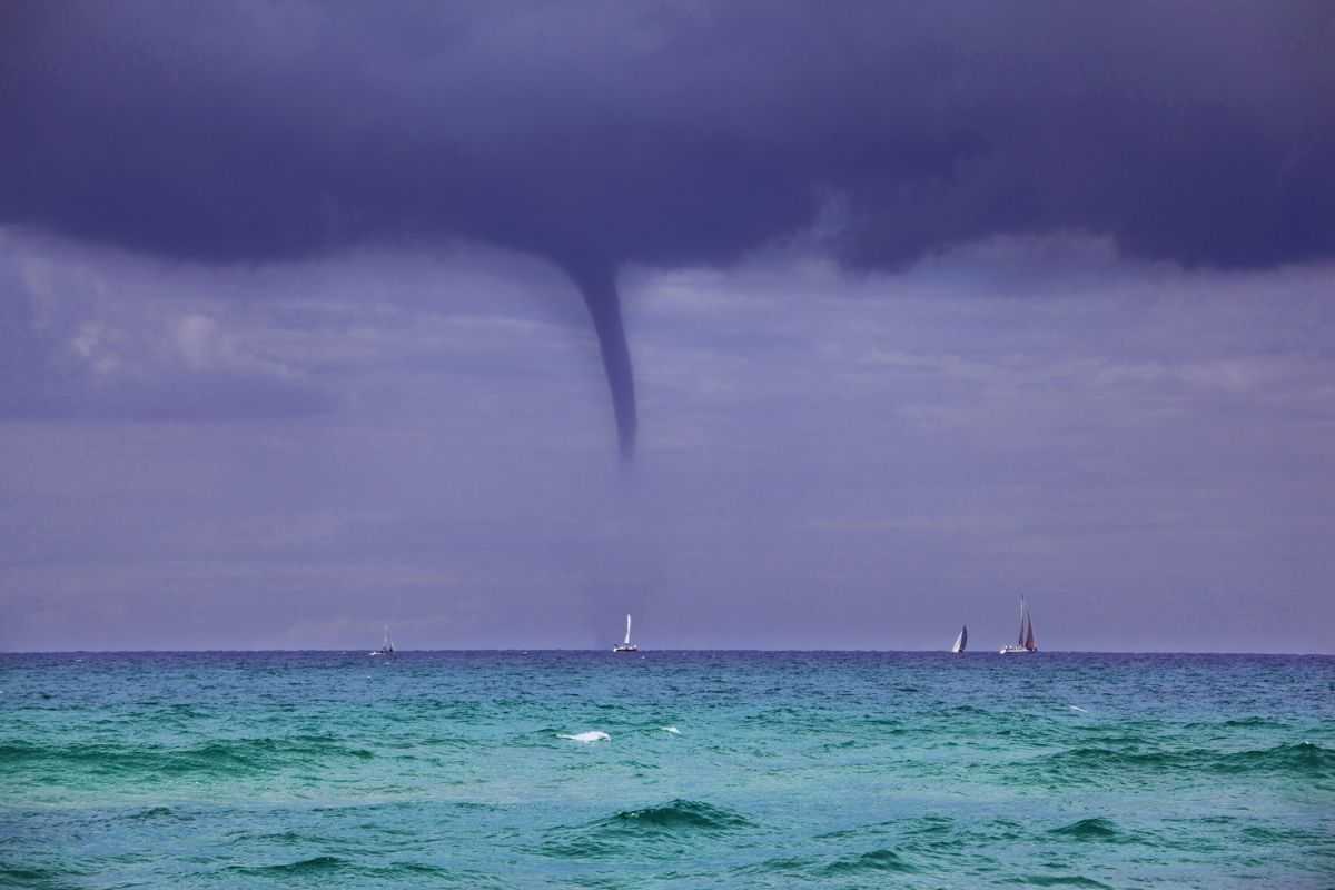 grande paura per il tornado