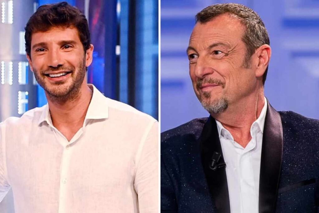 Stefano De Martino Affari Tuoi riferimento Amadeus