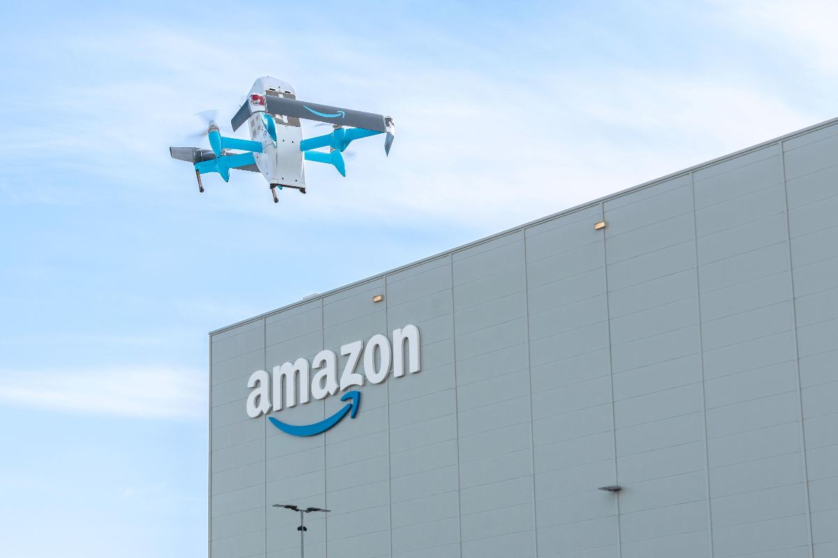 Drone di Amazon in Italia