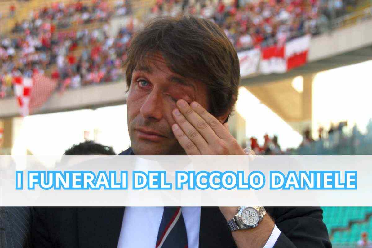 Antonio Conte commosso 