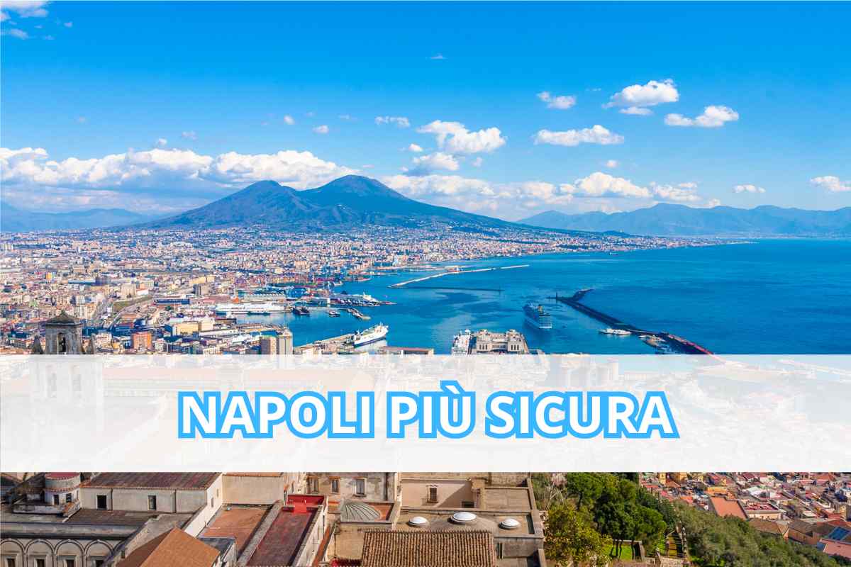 Napoli panorama golfo e Vesuvio