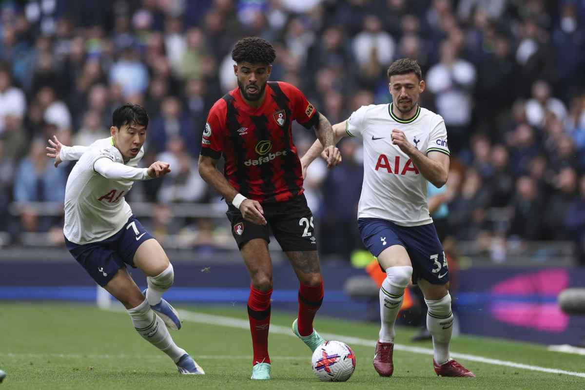 Philip Billing in azione con la maglia del Bournemouth