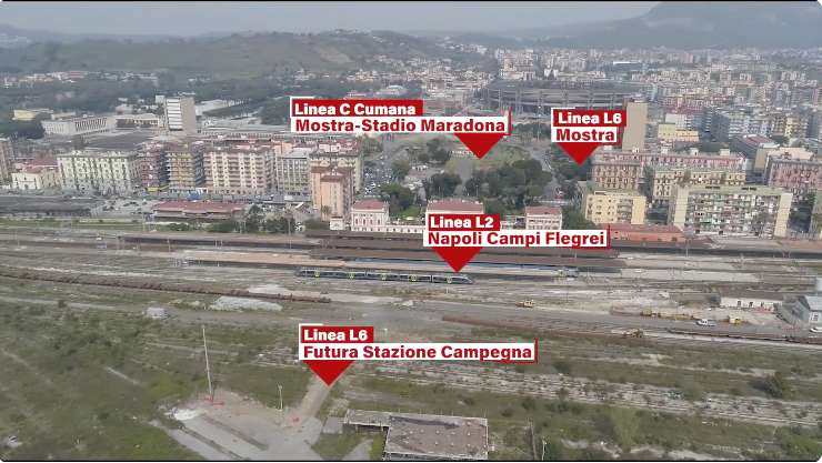 Napoli Campi Flegrei piantina