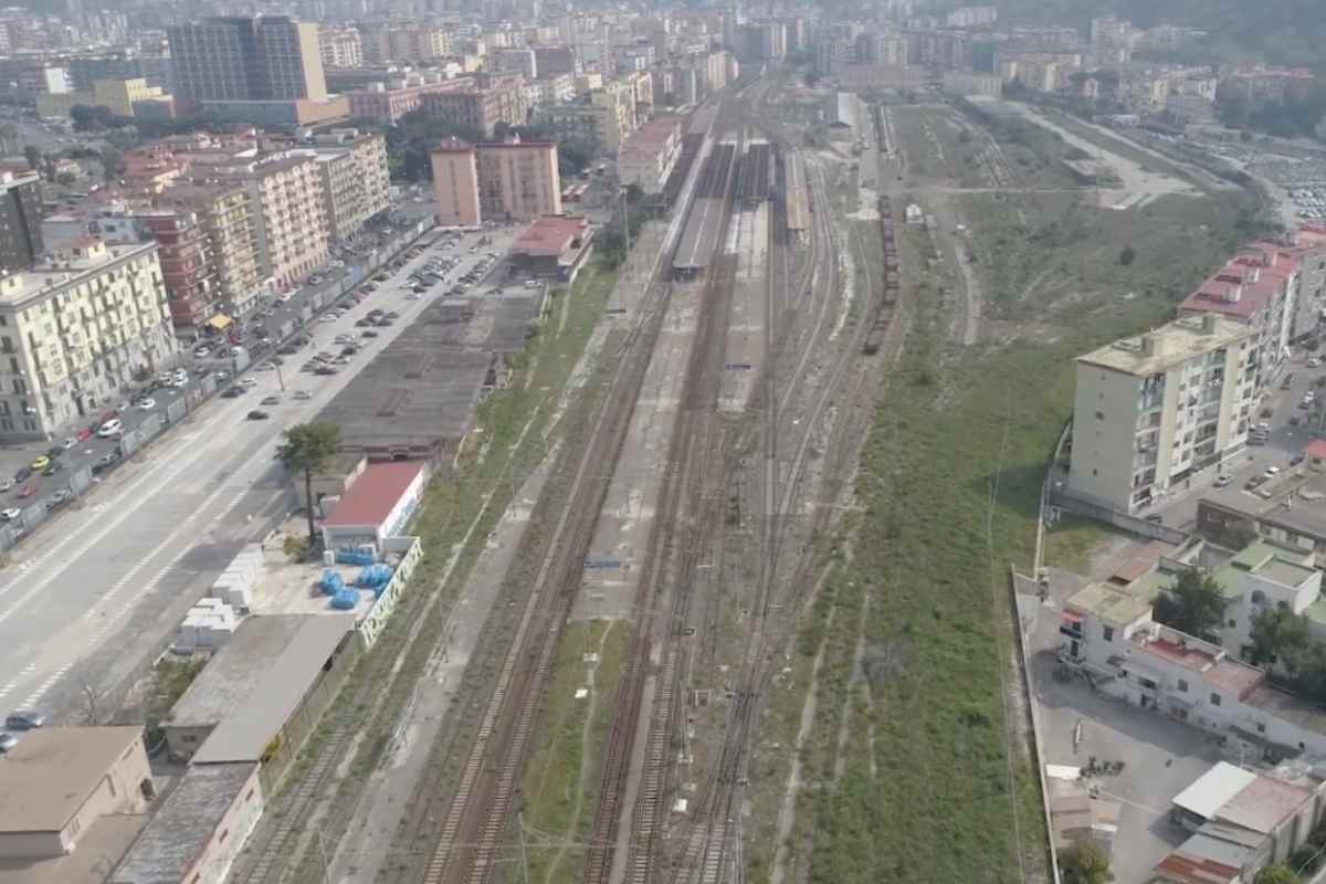 Napoli campi Flegrei vista dall'alto