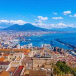 il golfo di Napoli visto dall'alto