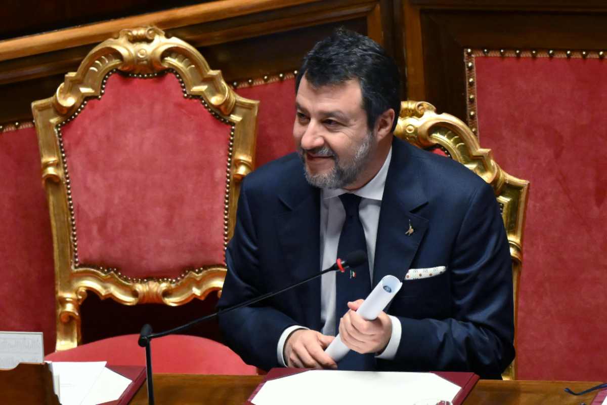 Matteo Salvini sorride