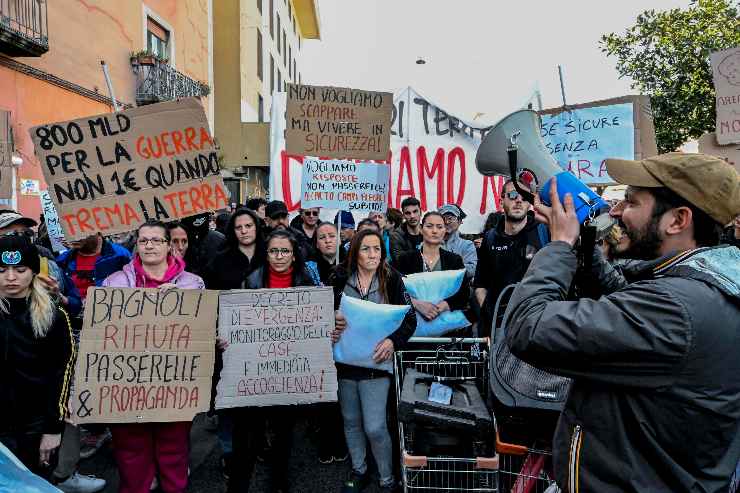 Protesta Bagnoli 