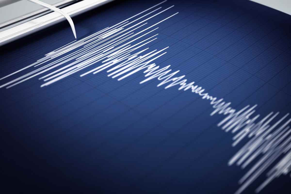 Terremoto segnalato da un sismografo