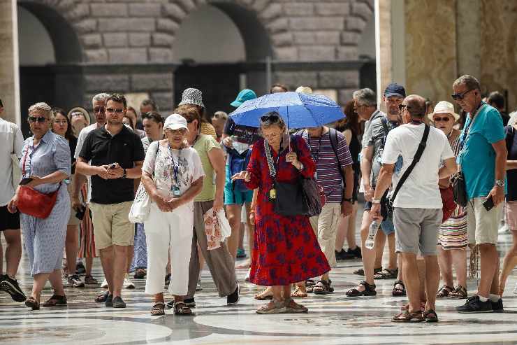 Turisti a Napoli 