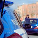 una volante della polizia