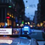 polizia municipale per le strade