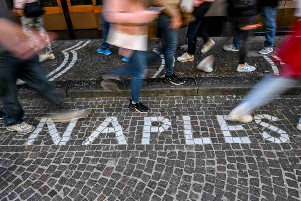 Turisti a Napoli