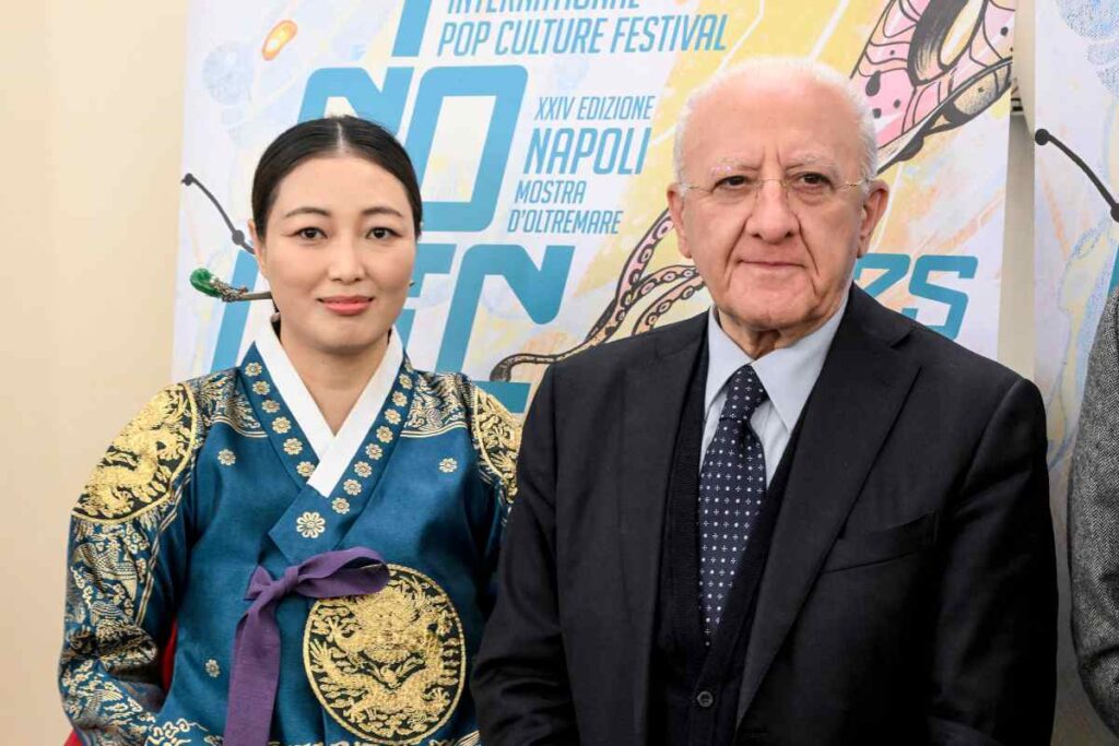 Vincenzo De Luca e Sun-mi Kim