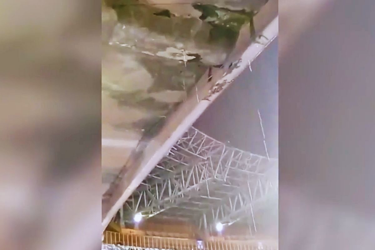 Il video diffuso sui social dei problemi strutturali dello stadio Maradona