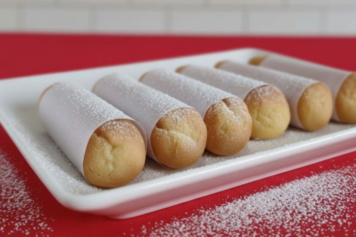 dolcetti cartucce napoletane in un vassoio