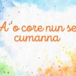 frase e colori su un foglio