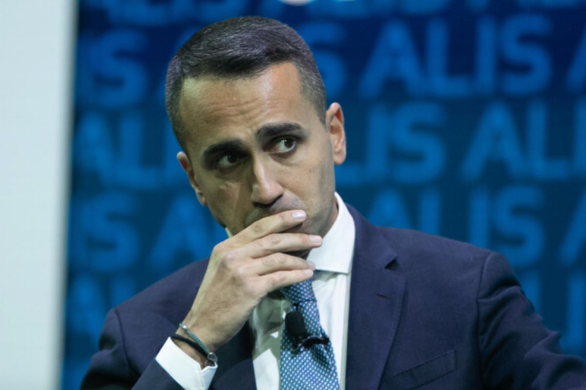 Di Maio durante un confronto politico