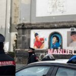 I carabinieri e l'altare dedicato a Tufano