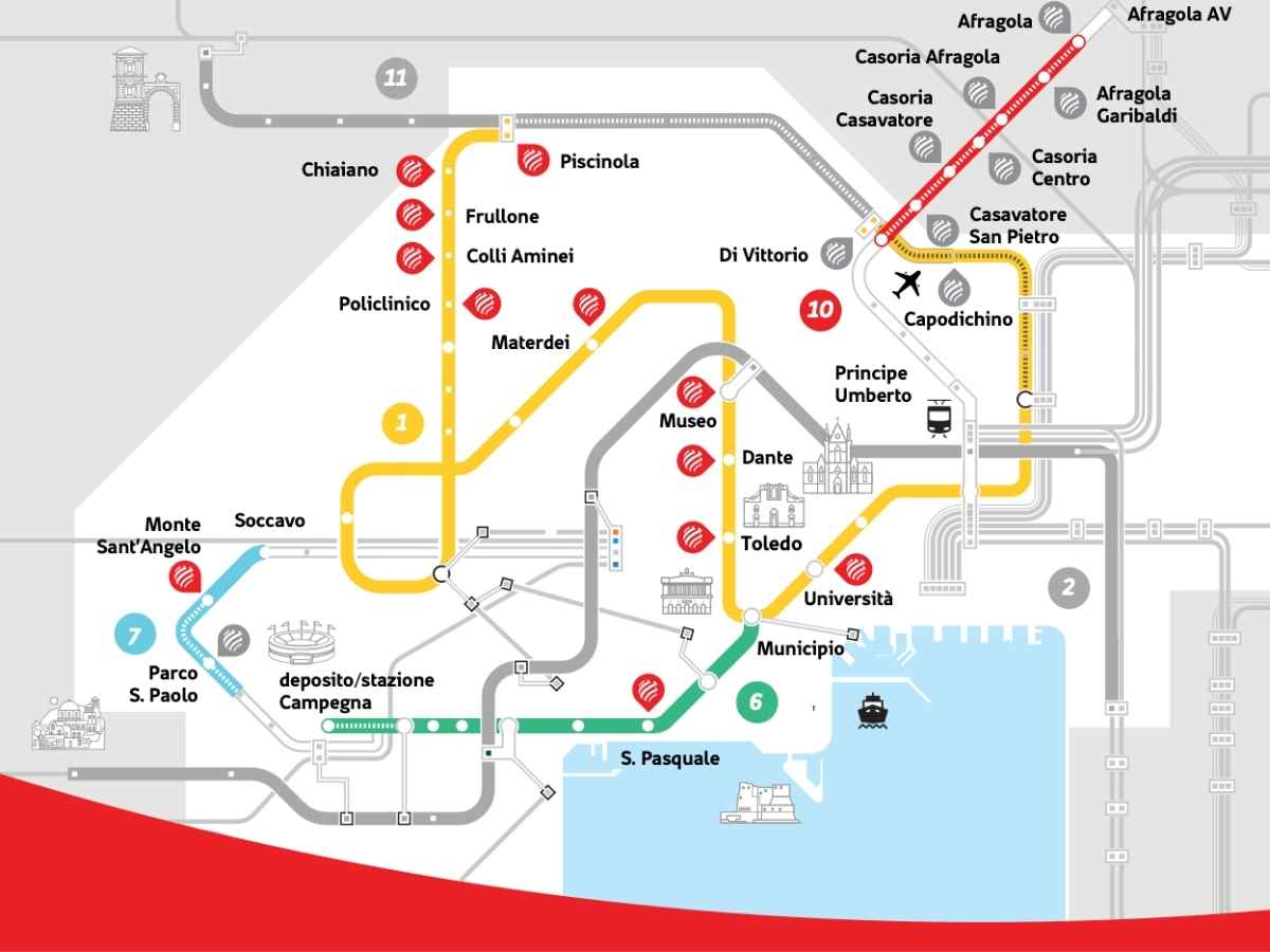 La nuova metro di Napoli