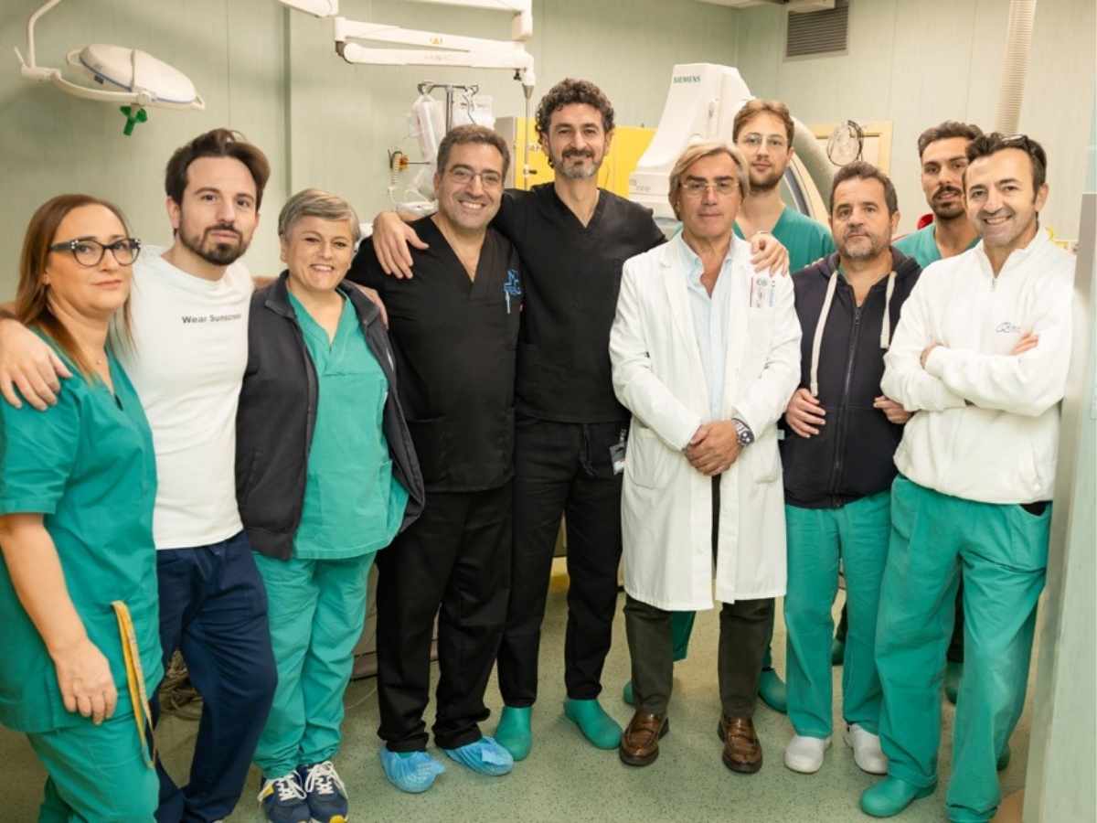 L'equipe dell'ospedale di Nola