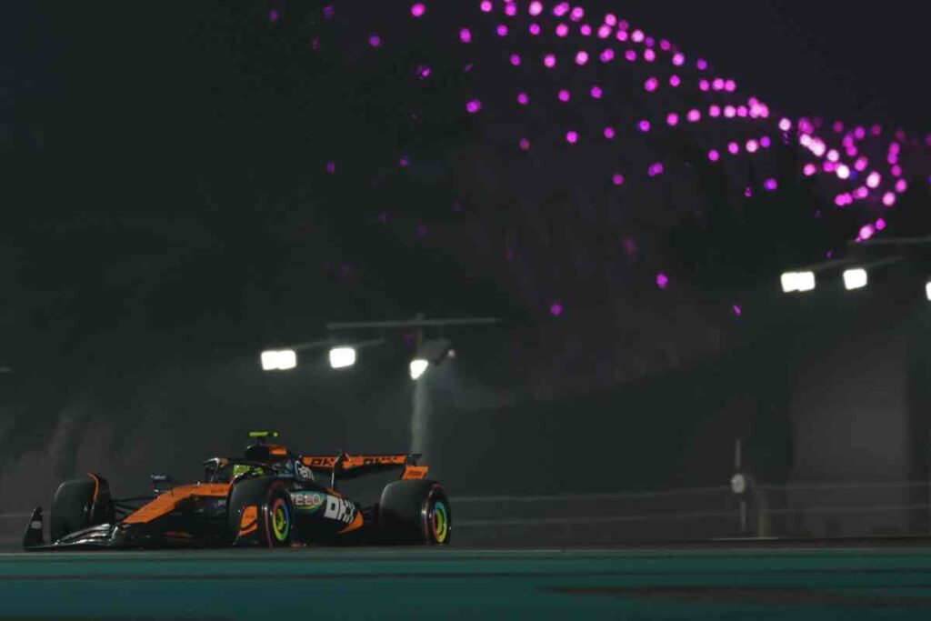 La McLaren di Lando Norris