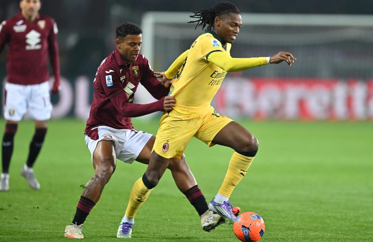 Rafa Leao in Torino-Milan