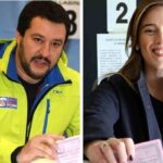 Matteo Salvini e Maria Elena Boschi