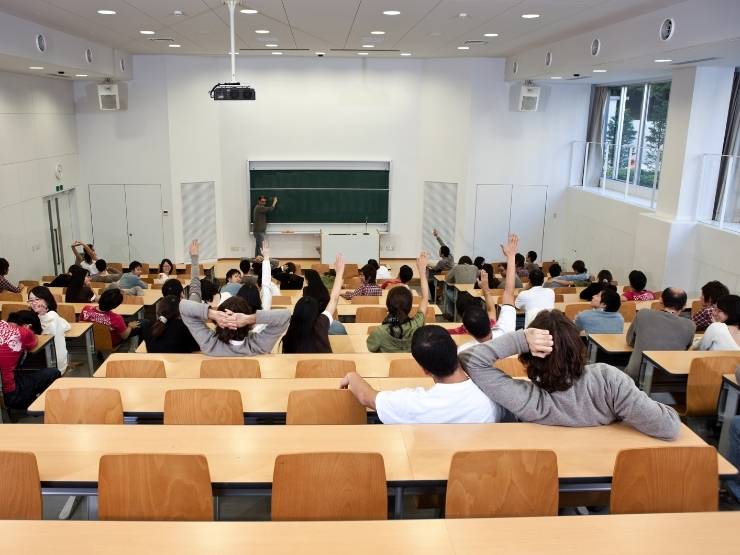 Studenti all'università