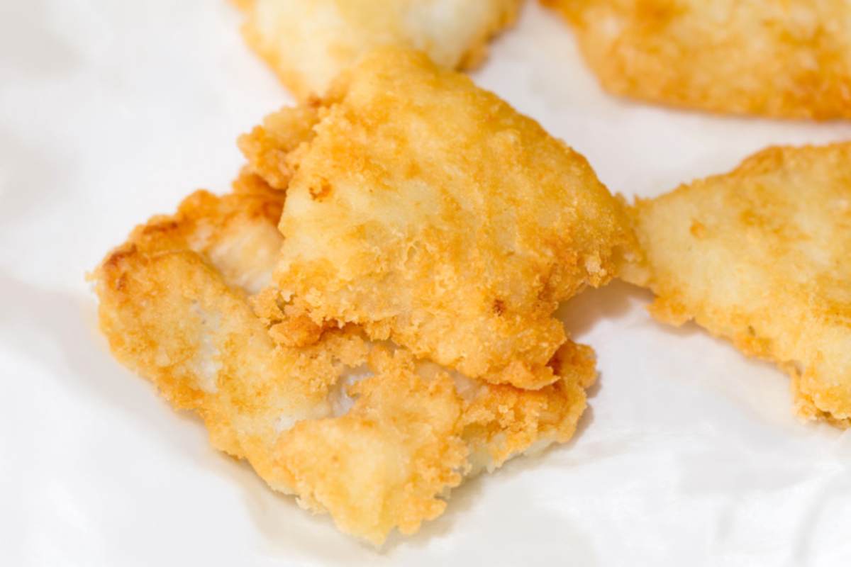 pezzi di baccalà fritto