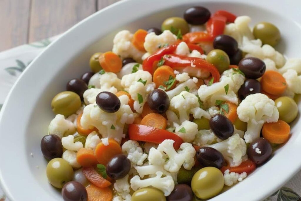 insalatiera con insalata di rinforzo napoletana