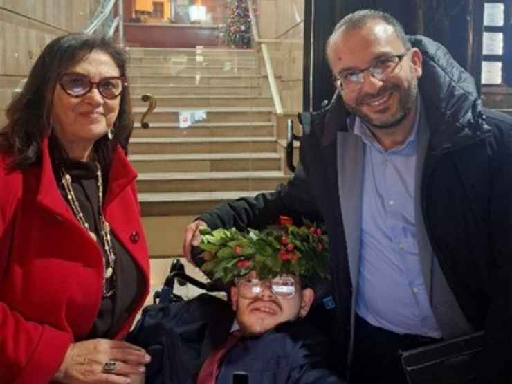 Andrea Visciano e gli esperti dell'Asl