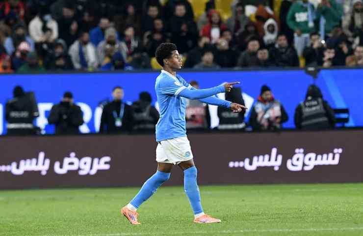 David Neres in campo