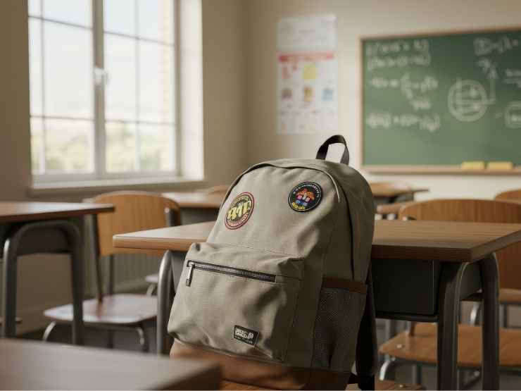 Uno zaino a scuola