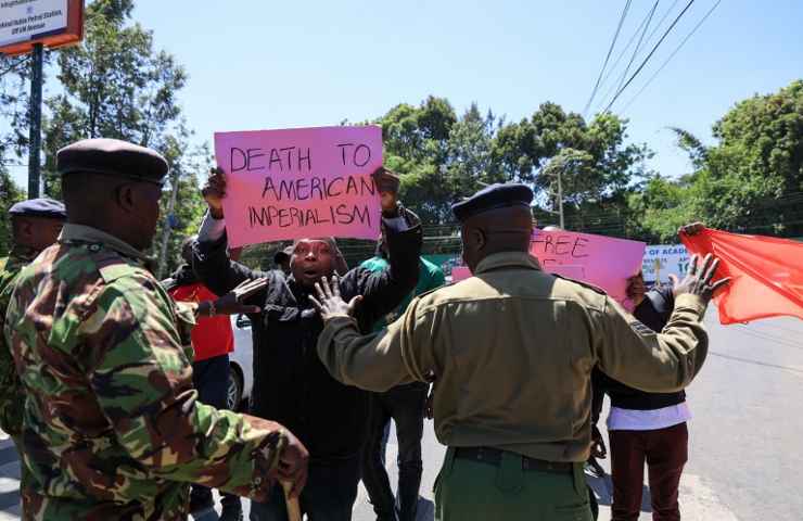 Proteste anti-USA in Venezuela